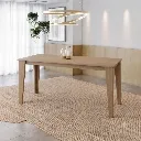 PACK Vittoria - Table à manger rectangle en Chêne + 4 chaises Milla Caramel.webp