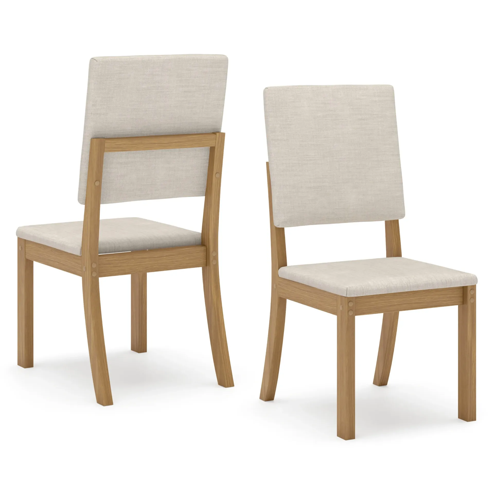 [CHAISE-S35-502] CHAISE EN BOIS BEIGE MILLA