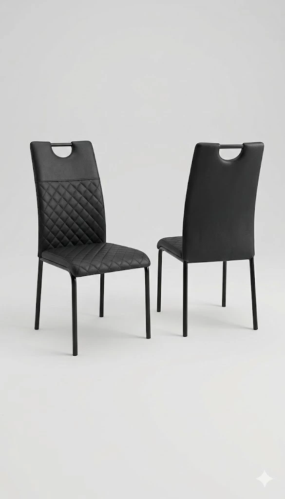 [CHAISE-519] CHAISE NOIRE PVC