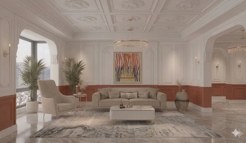 SALON 3+1 BEIGE DORE LEXUS