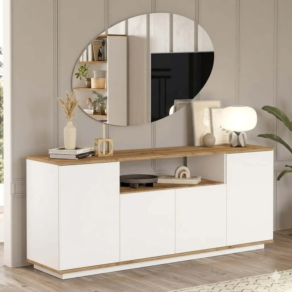 BUFFET FR15-AW BLANC CHENE