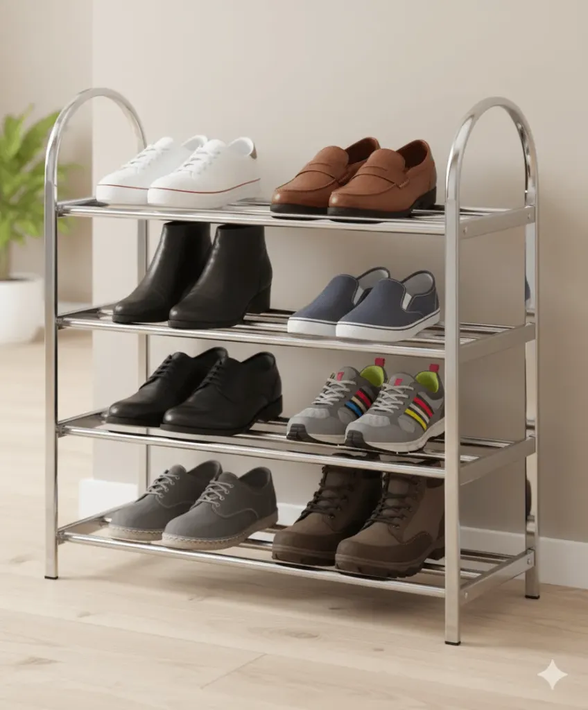[CHAUS-A24] MEUBLE CHAUSSURES CORAIL 4 NIVEAUX