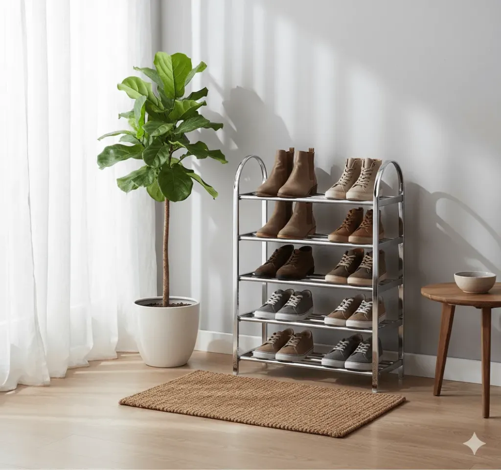 [CHAUS-A25] MEUBLE CHAUSSURES CORAIL 5 NIVEAUX