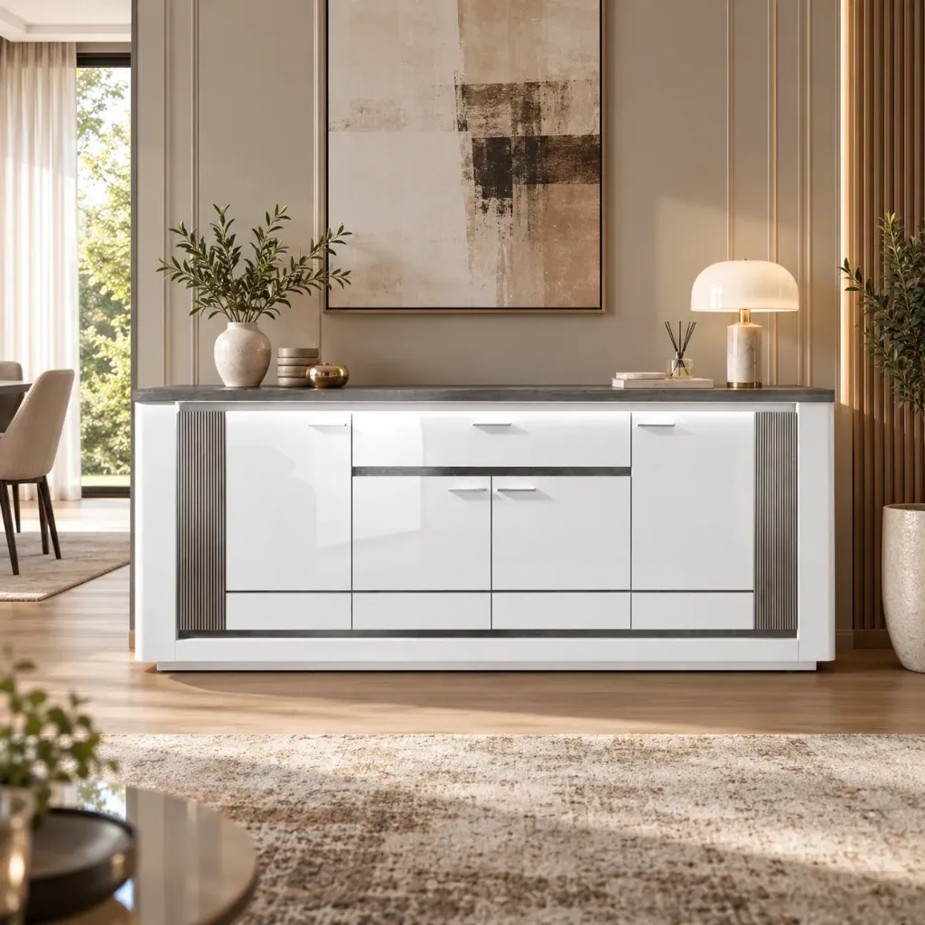 [BELLARIA-BUFFET] BELLARIA BLANC ET GRIS BUFFET