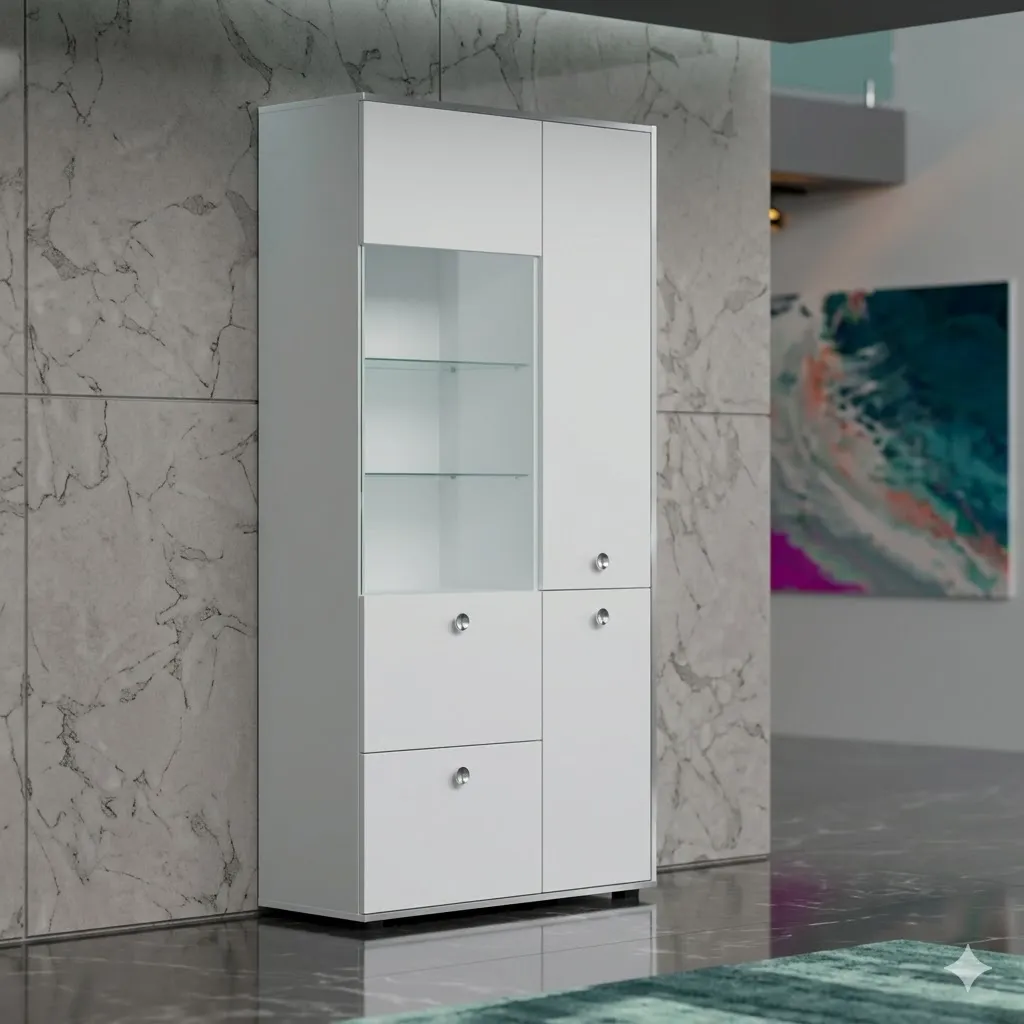 VITRINE BLANCHE INFINITY