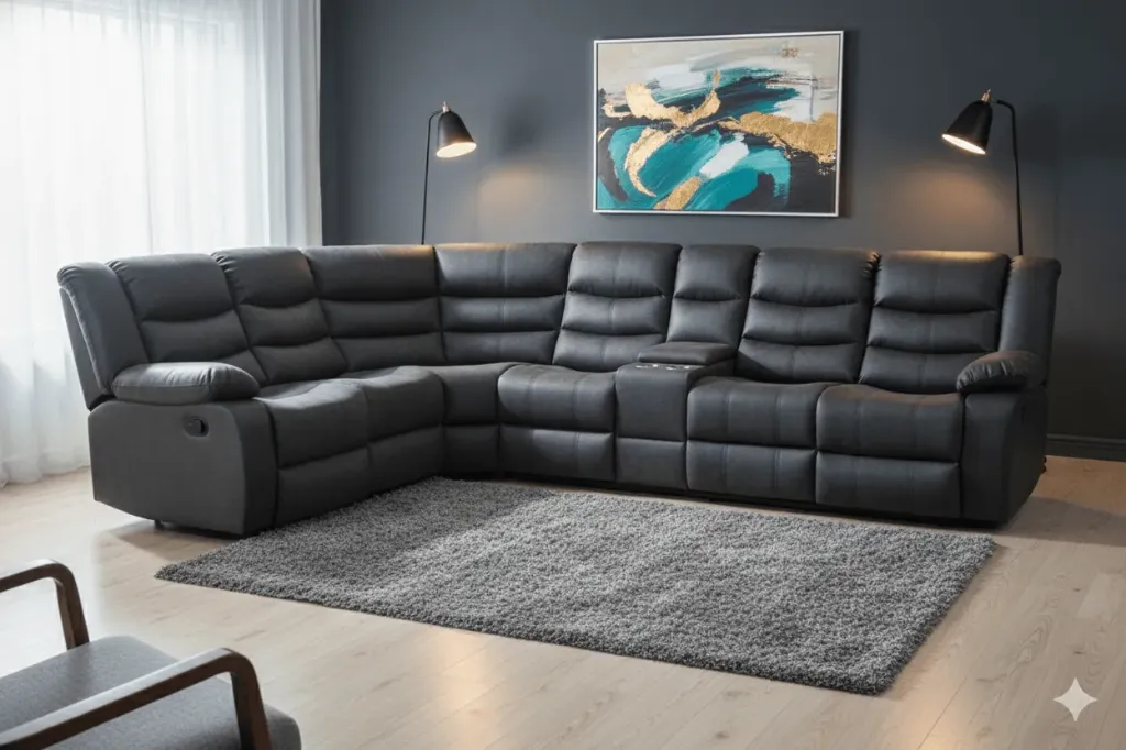 [RELAXANGLE-GRIS] SALON D'ANGLE RELAX GRIS