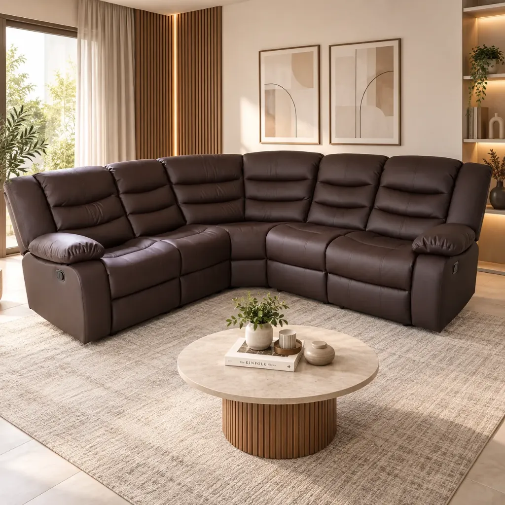 [RELAXANGLE-MARRON] SALON D'ANGLE RELAX MARRON