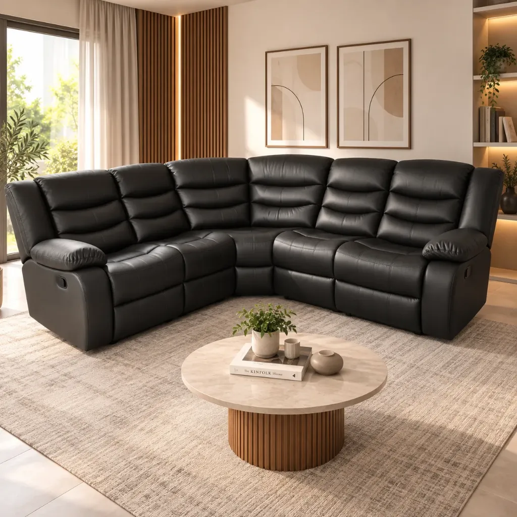 [RELAXANGLE-NOIR] SALON D'ANGLE RELAX NOIR