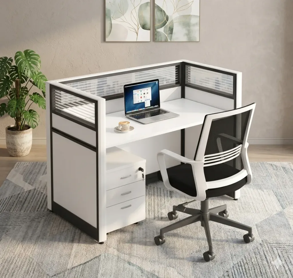 [BUREAU-45-1] VIREL BUREAU COMPTOIR AVEC TIROIR AMOVIBLE