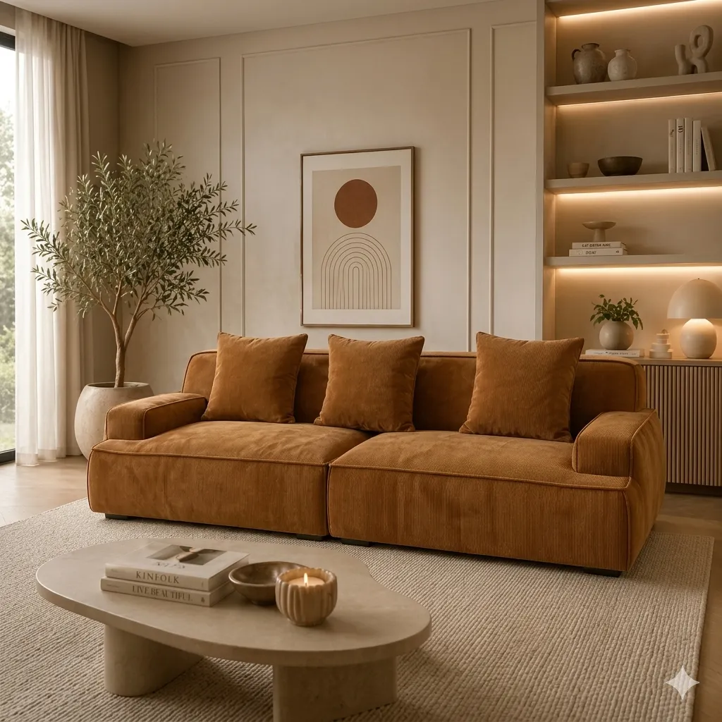 [SALON-M836] CANAPÉ OLTRA 4 PLACES