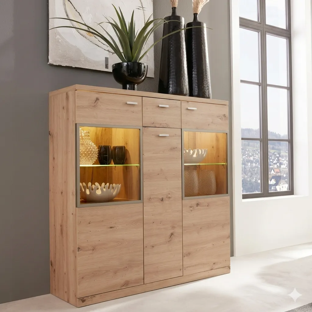 BUFFET HAUT ECHO CHENE
