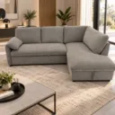 CANAPÉ D'ANGLE CONVERTIBLE AVEC COFFRE KF7825