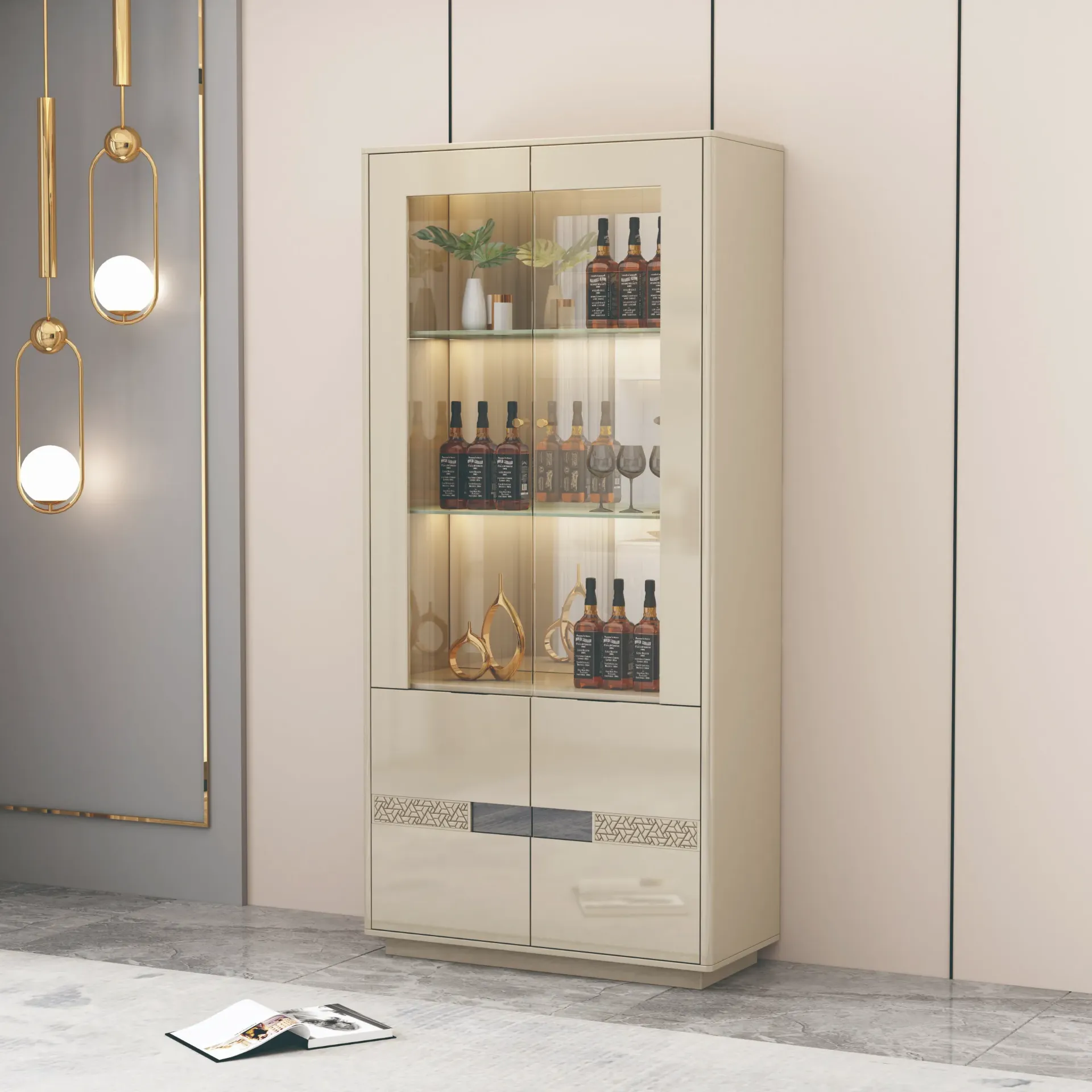 [VITR-92497] Vitrine Majesty 2 Portes