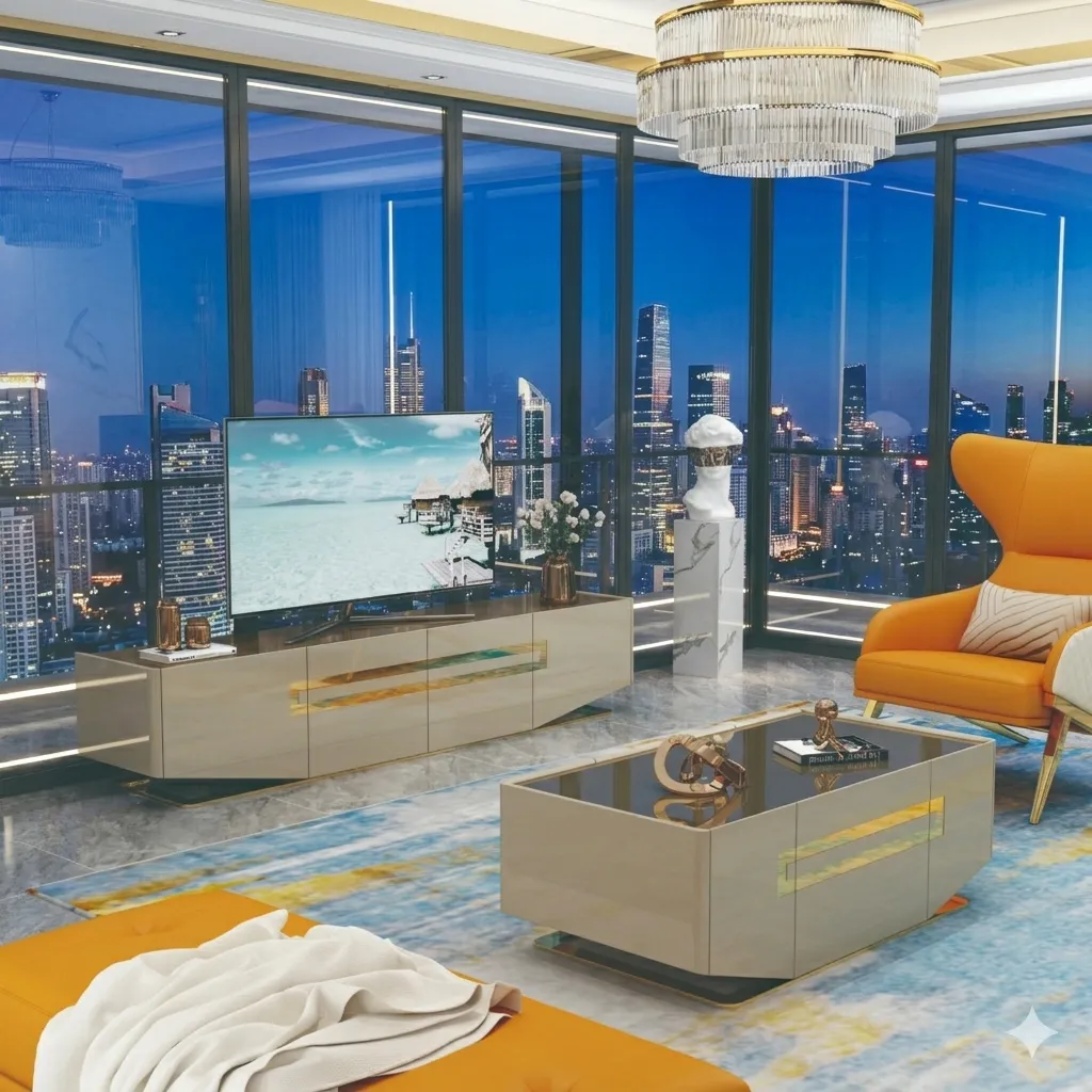 [90963-TV] Table TV - Collection Naya