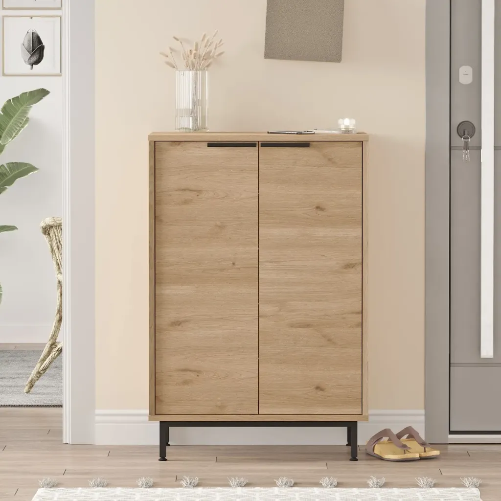 [CHAUS-AG1-S] Step - Meuble chaussure en chêne