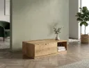 Modena - Table Basse Beige Contemporaine en chêne