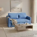 CANAPÉ CONVERTIBLE BLEU 1259
