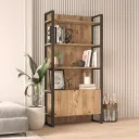 Contraste - Bibliothèque moderne en chêne