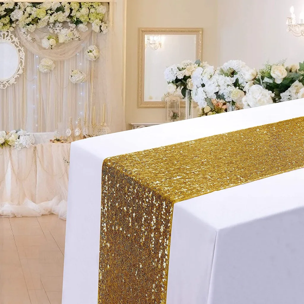 CHEMIN DE TABLE (paillettes)