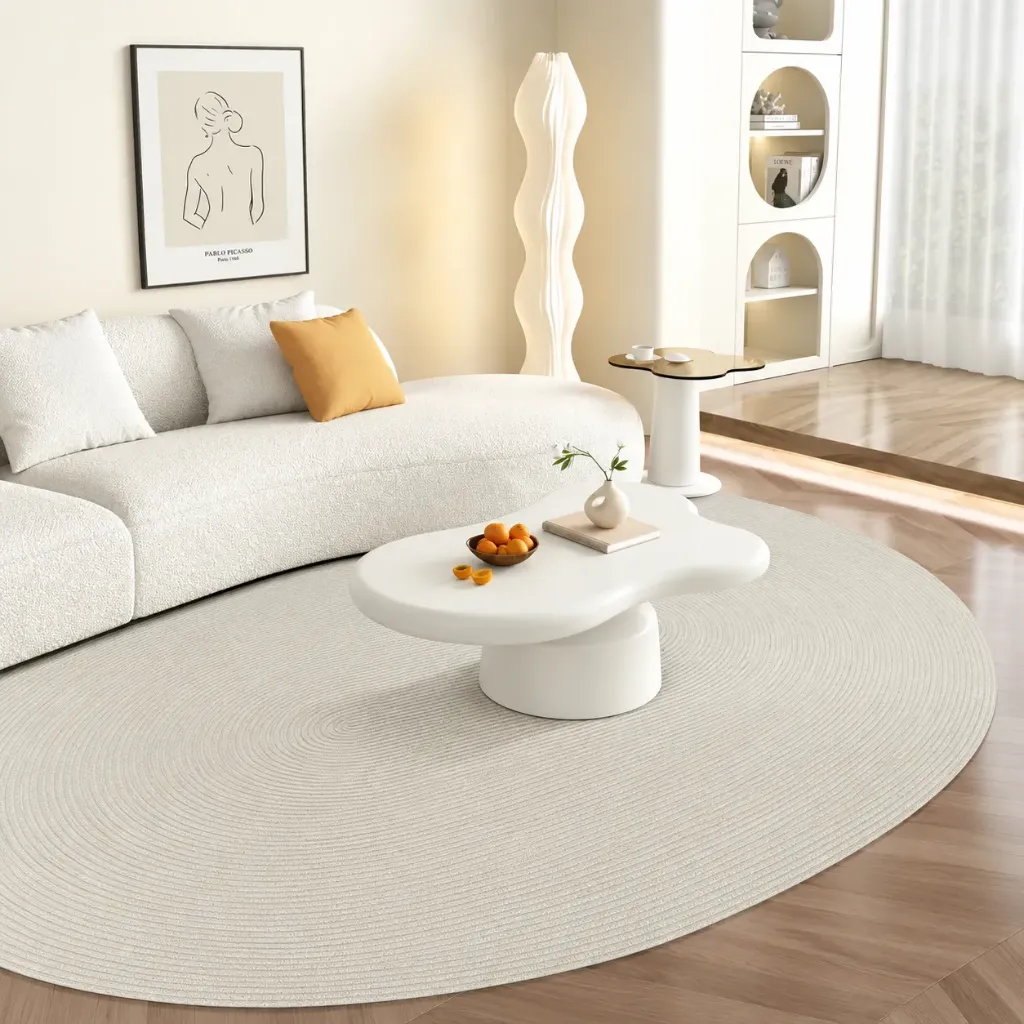 [MOQ-BST07] ALYA - Tapis ovale 160x160cm