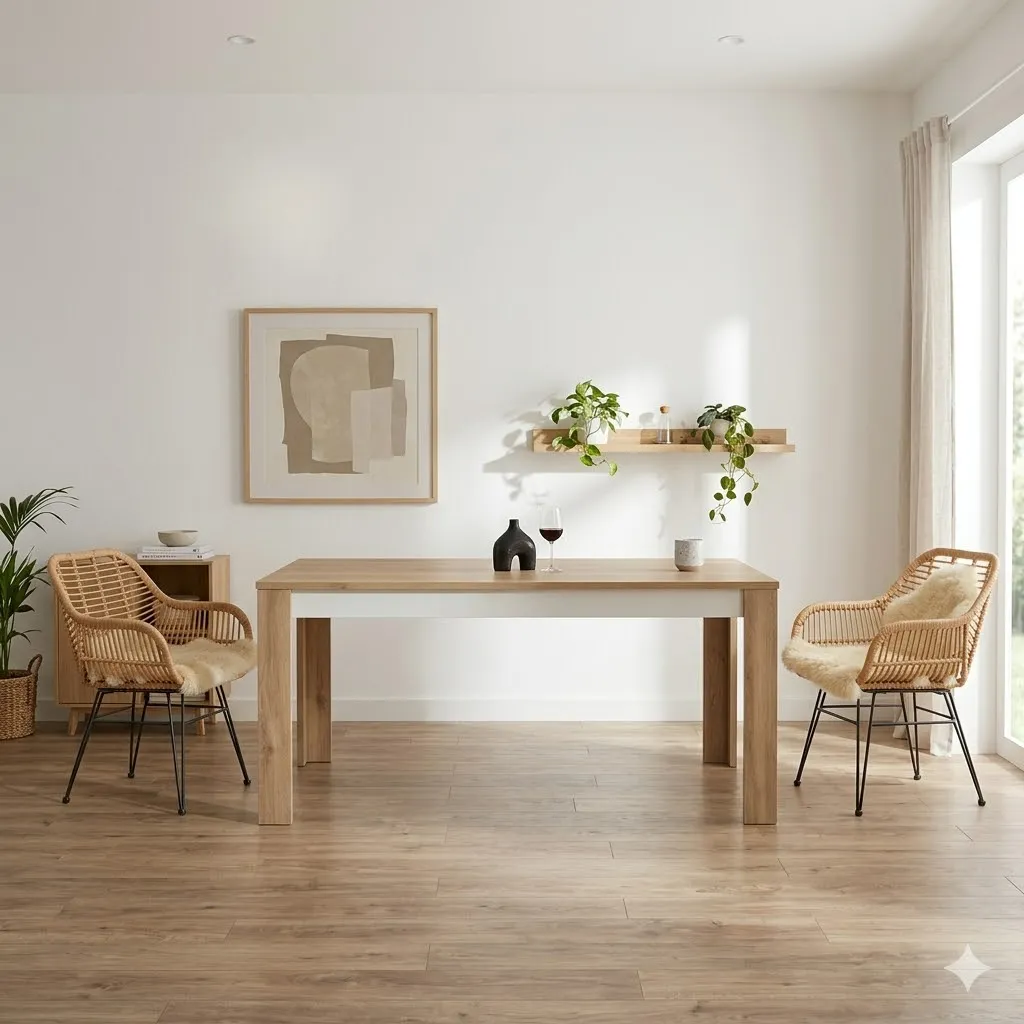 TABLE TARA EXTENSIBLE EN BOIS